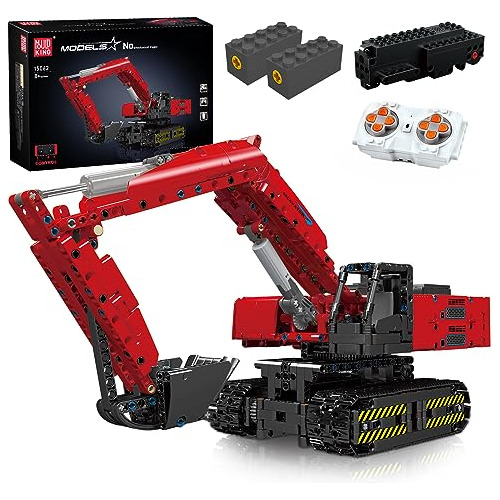 Mould King 15062 Heavy-duty Excavator Building Kit, App Rc C