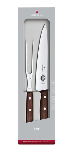 Set Asado Rosewood Color Café Victorinox