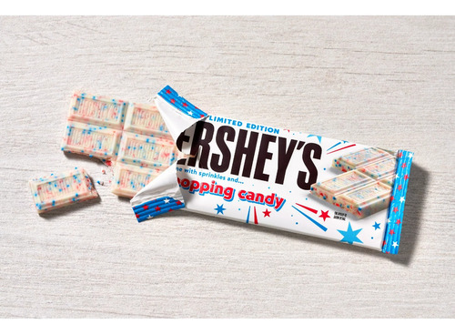 Barras Hershey's 42g Chocolate Blanco, Crema Y Chispas 10pzs