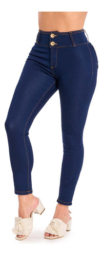 Pantalon Dama Azul Mezclilla Mundo Terra 159018