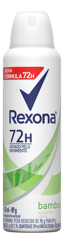 Antitranspirante em aerossol Rexona Bamboo 150 ml