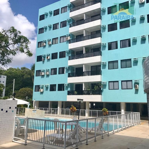 Imagem 3 de 15 de Apartamento Beira Mar Para Venda - Praia Do Cabo Branco - João Pessoa - Pb - Ap0977