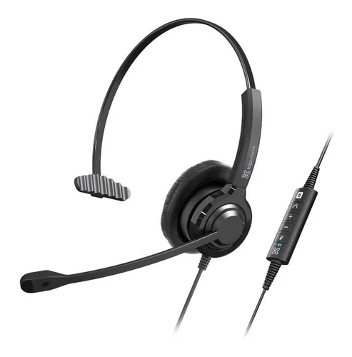 Diadema Usb Con Microfono Mono Auricular Klip Xtreme Kch 901