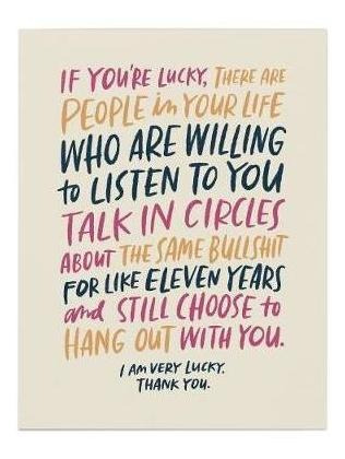 6-pack Em And Friends Talk In Circles Card - E (original)