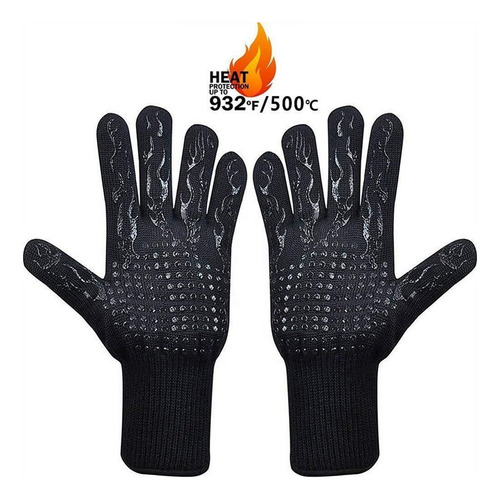 Guantes F Fire Adecuados Para Horno De Barbacoa O Tostador [