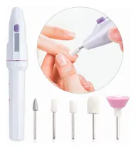 Comprar Set Torno Uñas Pedicura Manicura 10 Cabezal Lima Quita Callo