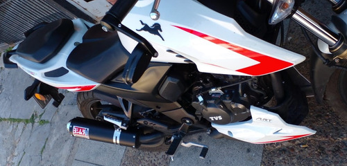 Escape Deportivo Full System Tvs Apache 160 / 200 C/ Sordina 160 - Escape Color Negro