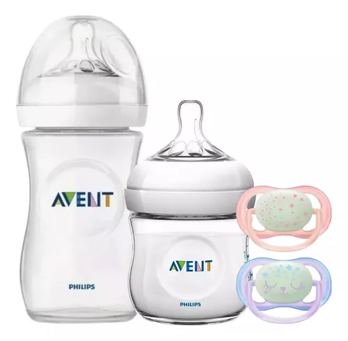 Set Avent Mamadera 260ml+2 Chupetes Silicona+pinza P/chupete — Farmacia El  túnel