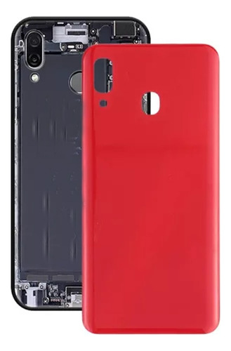 Tapa Trasera Repuesto Para  Samsung A30 Rojo
