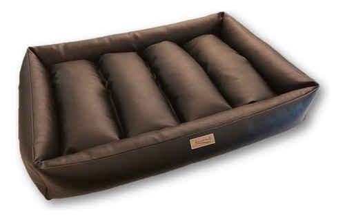 Cama Confort Cachorro Grande Couro Brescia Lavável 80x130 