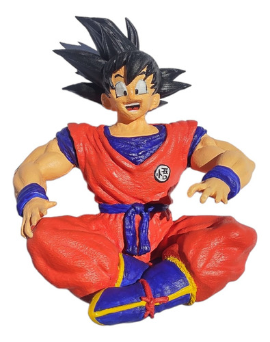 Goku Coleccionable Pintado A Mano Dragon Ball Impresion 3d