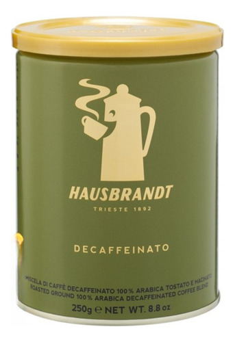 Café Molido Descafeiado Hausbrandt - 250grs