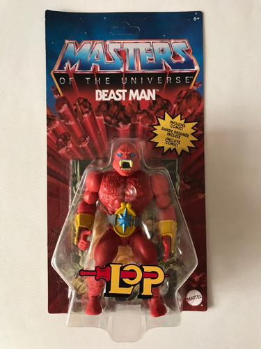 Beast Man Lop Motu Origins Mattel Wave 6 Carton Unpunched (Usado)