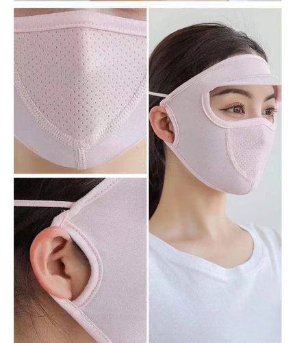 Sombrero De Verano Para Mujer Con Malla Transpirable Y Másca