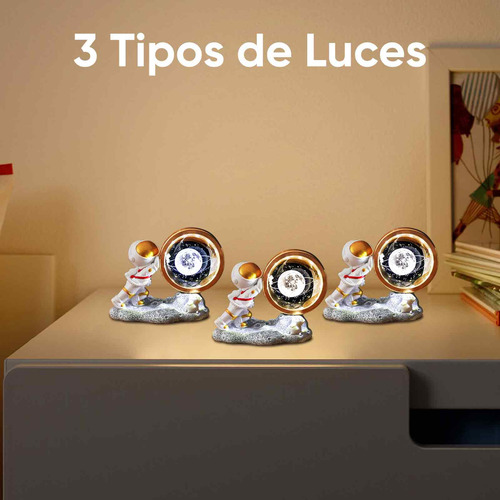 Luz Nocturna Led 3d Galaxy Bola De Cristal Lámparas De Mesa Luna