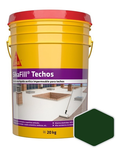 Sikafill Techos Impermeabilizante | Membrana Líquida | 20kg