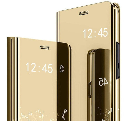 Funda para Samsung Galaxy Mirror Funda con soporte, color dorado, Samsung Note9