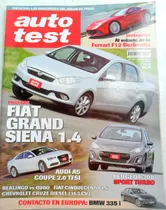 Comprar Auto Test 264 Fiat Grand Siena 1.4 Ferrari F12 Audi A5 Coupe