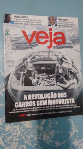 Veja  (lote 5 Edições) A Revolução Dos Carros Sem Motorista