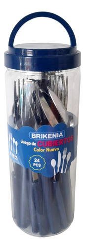 Cubiertos Para La Cocina  De Acero Inox. Blister Set  24 