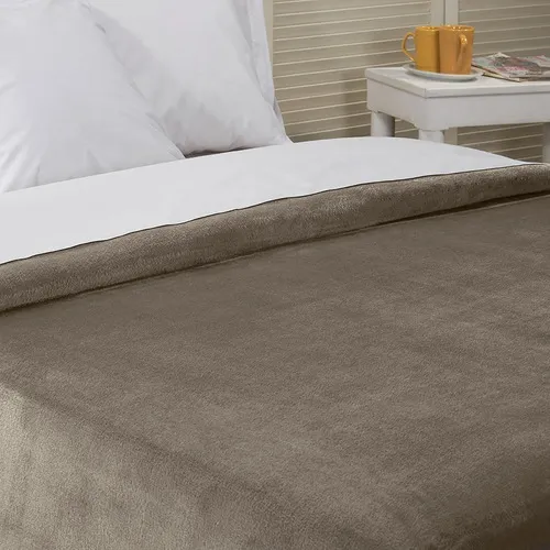 Frazada Manta Flannel Danubio 1 1/2 Plazas Suaves Abrigadas