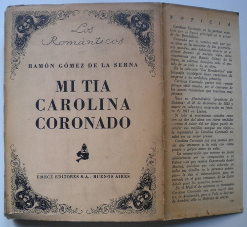 Gómez De La Serna Ramón / Mi Tía Carolina Coronado / Firmado