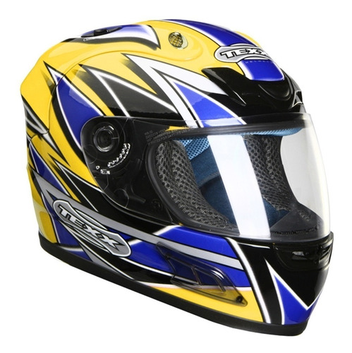 Capacete Motoqueiro Texx Fire 07 Fibra De Vidro Tamanho 56