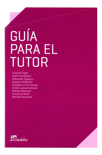 Guia Para El Tutor - Varios