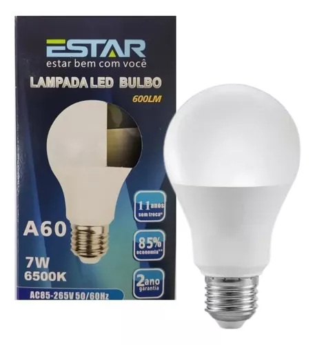 Foco LED Bulbo E27 7W Luz Fría - Promart