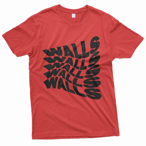 Remera Algodón Negra - Walls Louis Tomlinson - One Direction