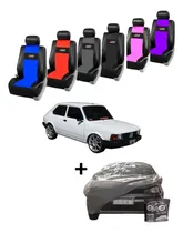 Comprar Combo Cubre Asientos Tapizado + Cubre Coche Uv Para Fiat 147