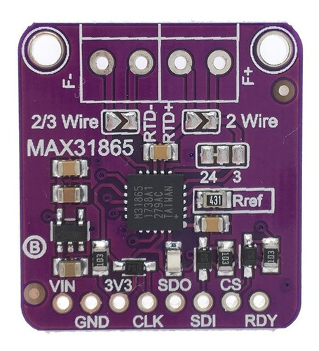 Max31865 Detector De Temperatura Resistencia Platino Pt100 C