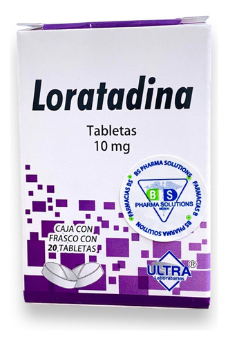 Loratadina 10mg C/20 Tabletas Ultra