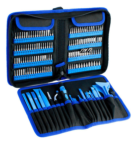 Mxg-gj Juego De Destornilladores De Precisión 180 Azul Negro