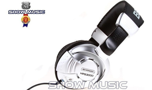 Auriculares Behringer HPS3000 negro y plateado