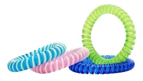 Pulsera Antimosquitos Con Citronella Para Niños Chicco Color Rosa, Verde, Violeta, Celeste