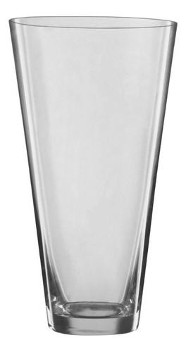 Vaso Decorativo De Cristal Ecológico Cônico 290 Mm Bohemia