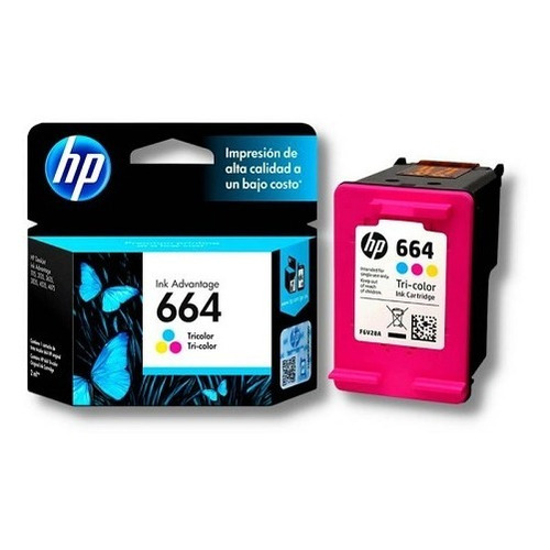 Tinta Hp 664 F6v28al Tricolor