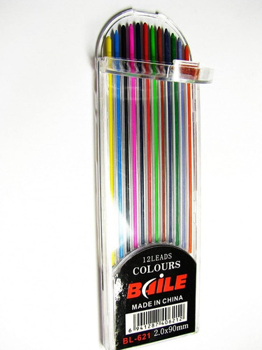 Paquete Puntillas Minas De 2,0 Mm (12 Colores Diferentes)