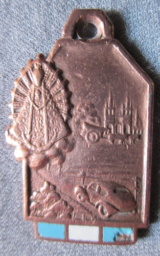 Antigua Medalla Capilla De Lujan En Ciudad De Lujan