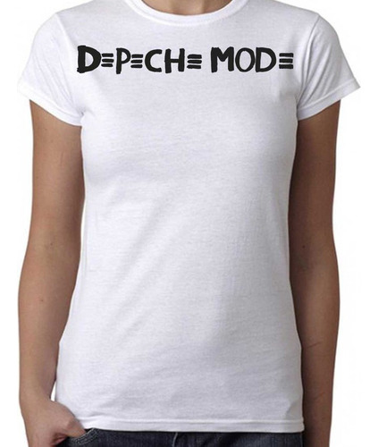 Remera Mujer Depeche Mode 100% Algodón Calidad Premium
