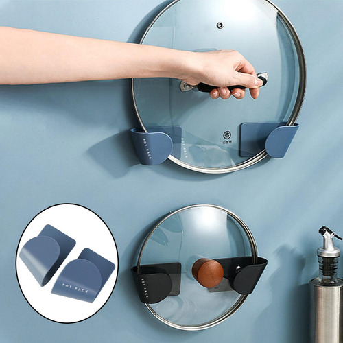 5 Pot Lid Organizer Wall Mount - Efficient Kitchen 5 Pcs