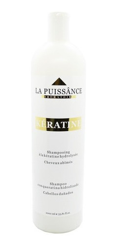 La Puissance Keratina Anti Frizz Shampoo Dañado 1000ml X 3c 