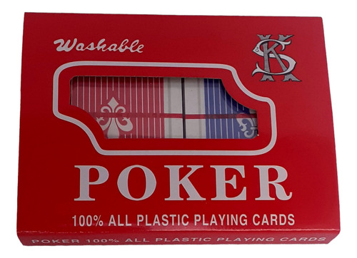 Cartas Naipes D Poker %100 Plastificadas + Estuche Acrilico.