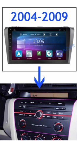 Radio Android  9.1 Gps Wifi Original Mazda 3 2003/2010