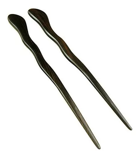 Jwl (2)se Asiático Rayas Ébano Espiral De 6 Pulgadas De Pelo