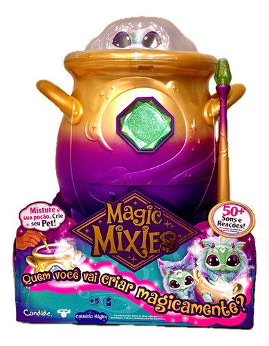 Caldeirão Mágico Magic Mixies 50 Sons E Reações Verde 