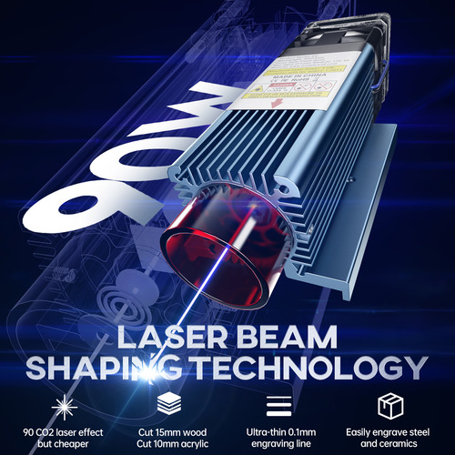 Kit Profissional Gravação A Laser: Sculpfun S9 + Rolo