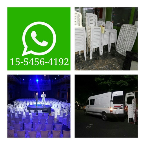 Imagen 4 de 9 de Alquiler Mesas Y Sillas Plásticas / Whatsapp 1554564192