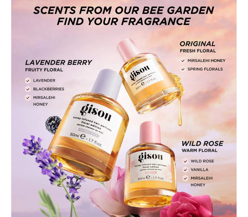 Gisou Hair Perfume Wild Rose